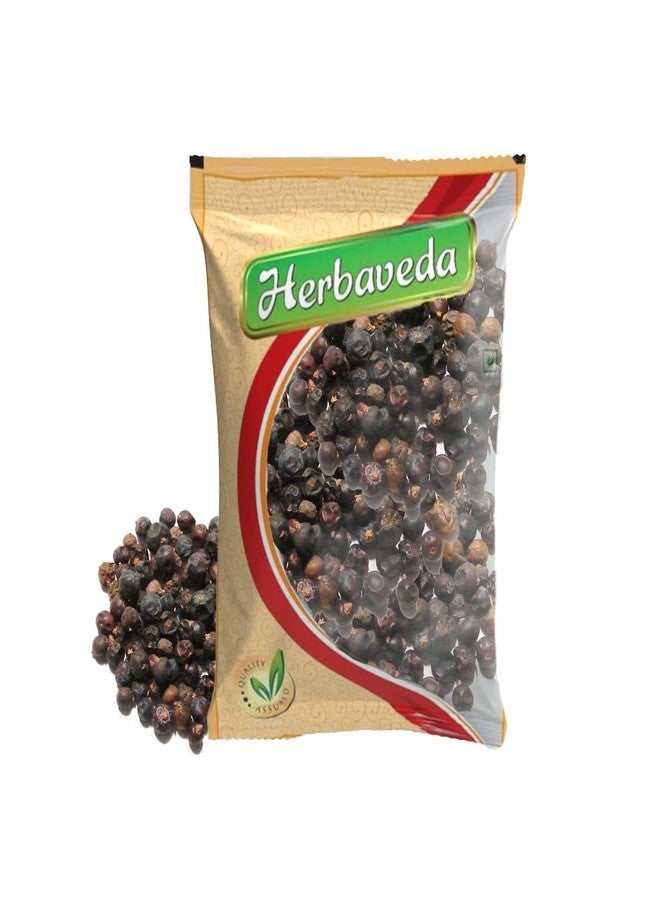 LEANBEING Herbaveda - Dried Juniper Berry 200g | Imported - Image 1